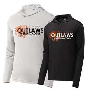Ogden's Outlaws Wrestling Original PosiCharge Competitor Hoodie - Silver and Black