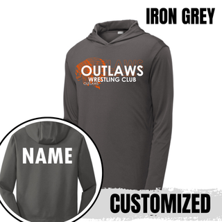 Ogden's Outlaws Wrestling Original PosiCharge Competitor Hoodie - Iron Grey