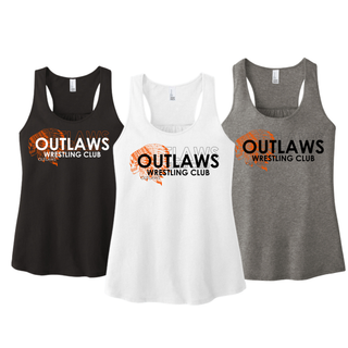 Ogden's Outlaws Wrestling Original Women's Racerback Tank color options
