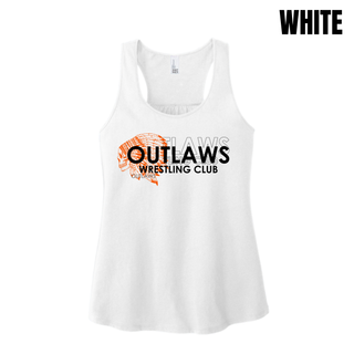 Ogden's Outlaws Wrestling Original Women's Racerback Tank in White