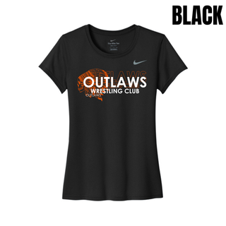 Ogden's Outlaws Wrestling Original Women's rLegend Tee in Black
