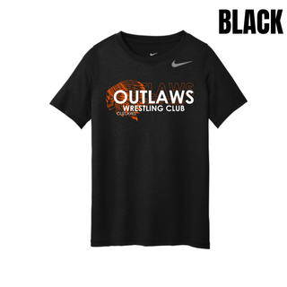 Ogden's Outlaws Wrestling Original Youth rLegend Tee in Black