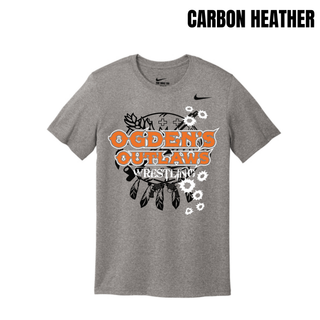 Ogden's Outlaws Wrestling Rustler Men's rLegend Tee - Carbon Heather