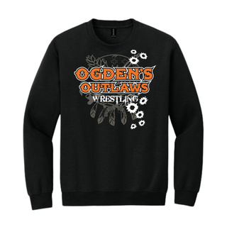 Ogden's Outlaws Wrestling Rustler Top in Black