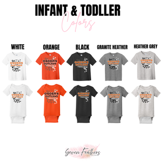 Ogden's Outlaws Wrestling Rustler Top infant and toddler color options