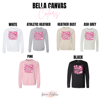 Pink Out Volleyball Ribbon Top volleyball and net graphic