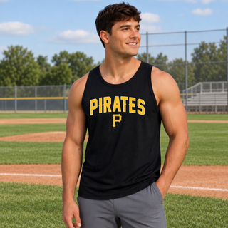 Pirates Baseball Arched Logo PosiCharge Competitor Tank