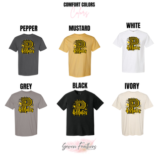 Pirates Baseball Leopard P Top Gildan color options