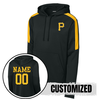 Pirates Baseball Pocket P Fan Favorite Hoodie with custom name and number on the back