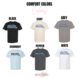 Prime Athletics Baseball Block Logo Top Comfort Colors garment color options