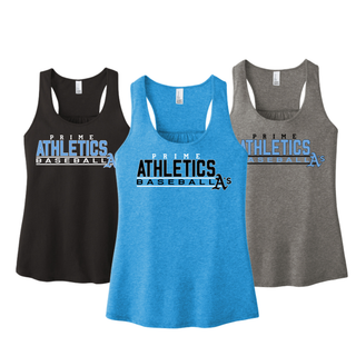 Prime Athletics Baseball Block Logo Women’s Racerback Tank