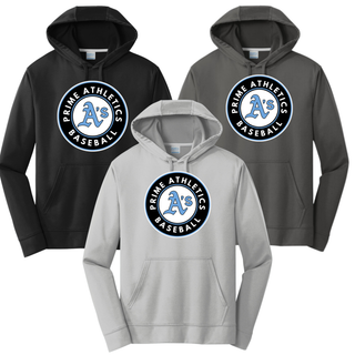 Prime Athletics Baseball Circle Logo Performance Fleece Hoodie