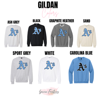 Prime Athletics Baseball Classic A's Logo Top Gildan options