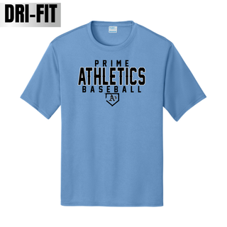 Carolina Blue Prime Athletics Baseball Classic Logo performance top