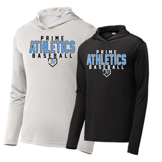 Silver and black Prime Athletics Baseball Classic Logo PosiCharge Competitor Hoodies