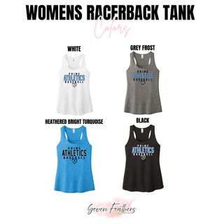 Prime Athletics Baseball Classic Logo Women's Racerback Tank, product view 2