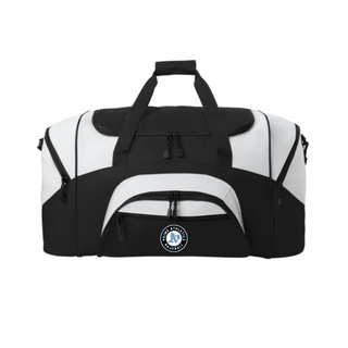 Black and Grey Prime Athletics Baseball duffel bag with optional printed name and number