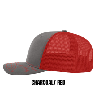 Rossville Dawgs Richardson 112 hat in Charcoal and Red