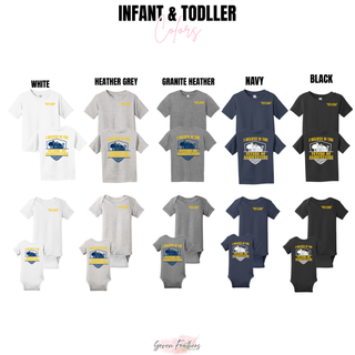 Royal Valley alumni believe future top infant and toddler color options white heather grey granite heather navy and black
