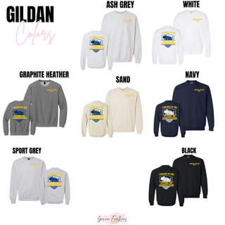 Royal Valley believe future top Gildan color options ash grey white graphite heather sand navy sport grey and black