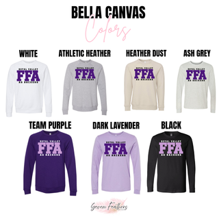 Color options for the Royal Valley Bold Block Ag Backers top