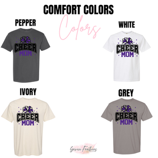 Royal Valley Jr. Panthers Cheer Mom Pom Top garment option