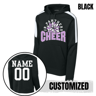 Royal Valley Jr. Panthers Cheer Pom Burst Fan Favorite Hoodie in purple