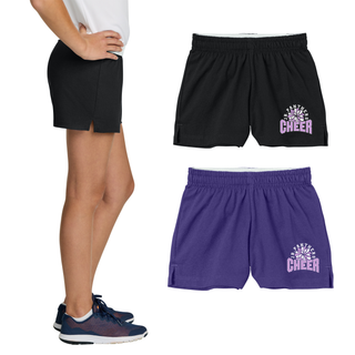 Royal Valley Jr. Panthers Cheer Pom Burst Jersey Knit Squad Shorts additional view