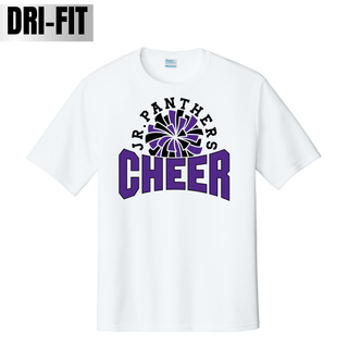 Royal Valley Jr. Panthers Cheer Pom Burst Performance Top in white