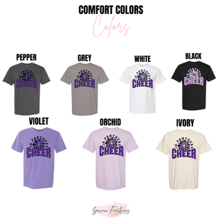 Royal Valley Jr. Panthers Cheer Pom Burst Top apparel option