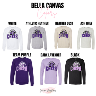 Royal Valley Jr. Panthers Cheer Pom Burst Top additional product view