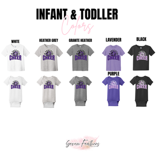 Royal Valley Jr. Panthers Cheer Pom Burst Top additional apparel option