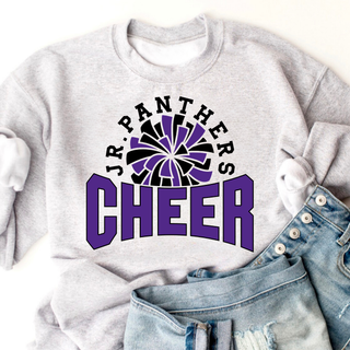 Royal Valley Jr. Panthers Cheer Pom Burst Top alternate product view