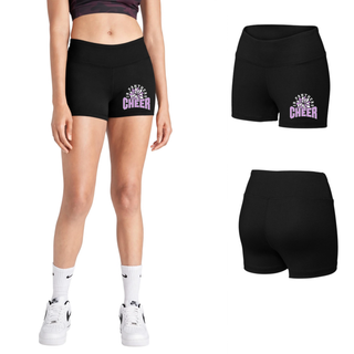 Royal Valley Jr. Panthers Cheer Pom Burst Women’s Interval Shorts alternate view