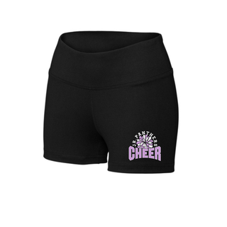 Royal Valley Jr. Panthers Cheer Pom Burst Women’s Interval Shorts in black