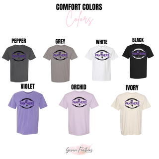 Royal Valley Jr. Panthers Football Outline Comfort Colors top options