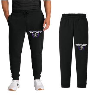Royal Valley Jr. Panthers Football Shield Core Fleece Joggers in black