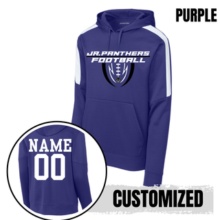 Royal Valley Jr. Panthers Football Shield Fan Favorite Hoodie in purple