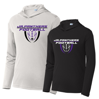 Royal Valley Jr. Panthers Football Shield PosiCharge Hoodie in silver and black