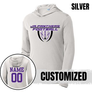 Royal Valley Jr. Panthers Football Shield PosiCharge Hoodie in silver