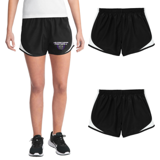 Royal Valley Jr. Panthers Football Shield Women’s Performance Shorts alternate view