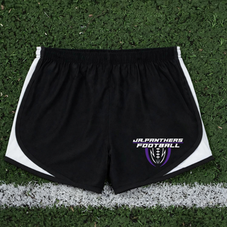 Royal Valley Jr. Panthers Football Shield Women’s Performance Shorts in black