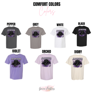 Royal Valley Jr. Panthers Panther Attack Football Top Comfort Colors options
