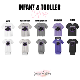 Royal Valley Jr. Panthers Panther Attack Football Top infant and toddler color options