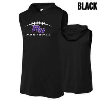 Royal Valley Jr. Panthers RV Football Sleeveless Performance Hoodie in iron grey