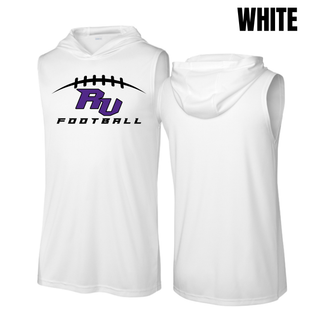 Royal Valley Jr. Panthers RV Football Sleeveless Performance Hoodie in white