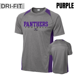 Royal Valley Jr. Panthers Varsity Football Colorblock Contender Top with purple panels