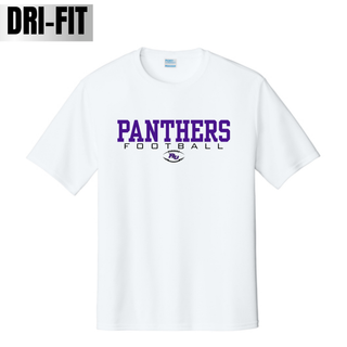 White Royal Valley Jr. Panthers varsity football short sleeve performance top