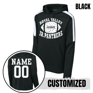 Royal Valley Jr. Panthers Vintage Football Fan Favorite Hoodie detail view