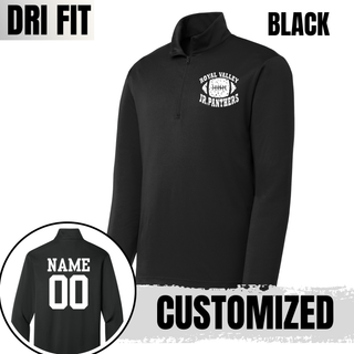 Royal Valley Jr. Panthers Vintage Football PosiCharge Quarter-Zip Pullover detail view